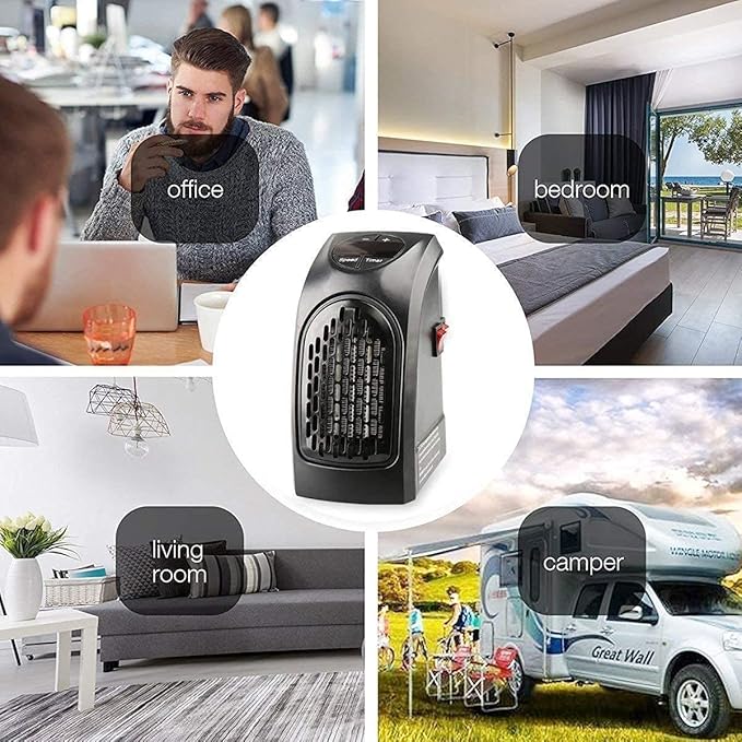 Handy Room Heater – Plug-In Wall Heater for Home & Office