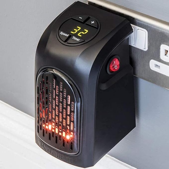 Handy Room Heater – Plug-In Wall Heater for Home & Office