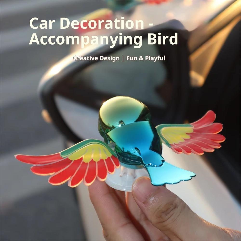 Wind-Powered Flapping Bird – Car Dashboard Decoration