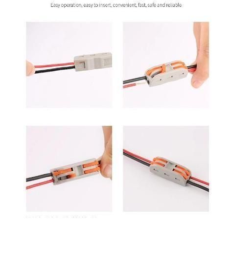 Quick Wire Connectors – Reusable Lever Terminal Blocks (Pack of 3)