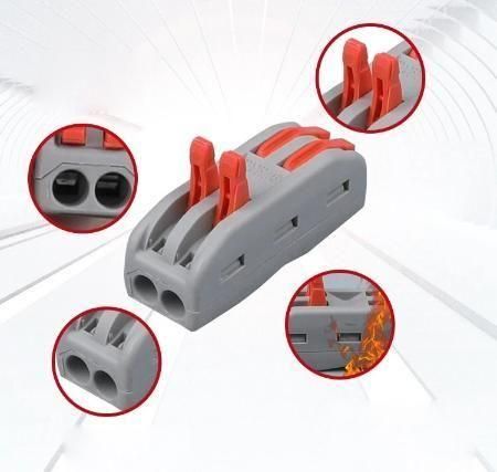Quick Wire Connectors – Reusable Lever Terminal Blocks (Pack of 3)