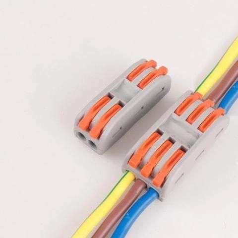 Quick Wire Connectors – Reusable Lever Terminal Blocks (Pack of 3)