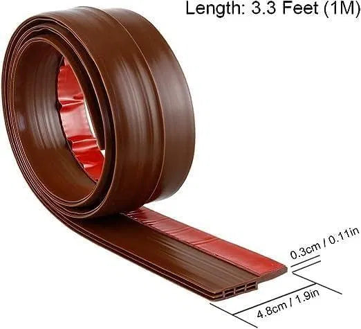 Self-Adhesive Floor Transition Strip – Hides Gaps & Edges (1 m)