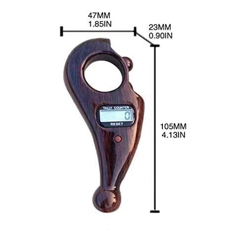 Digital Jaap Mala – Electronic Finger Counter with LED Display